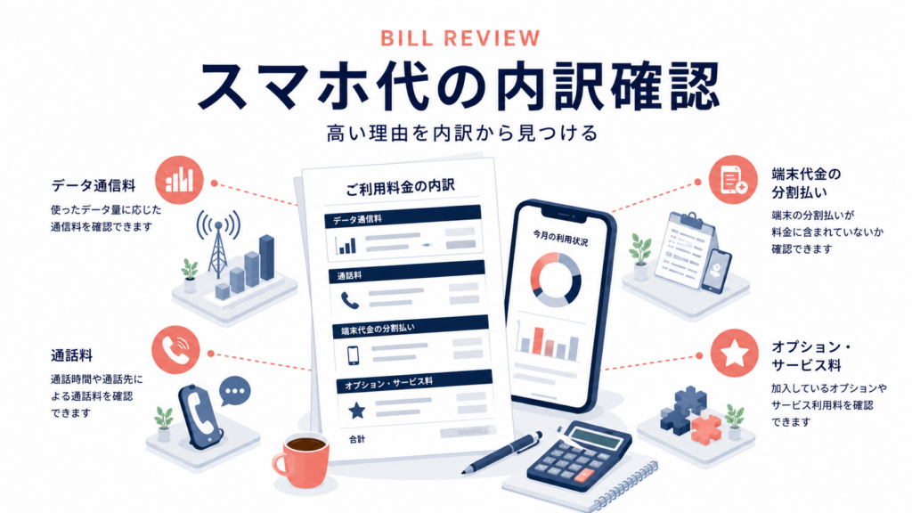 スマホ代を見直す前に確認したいこと